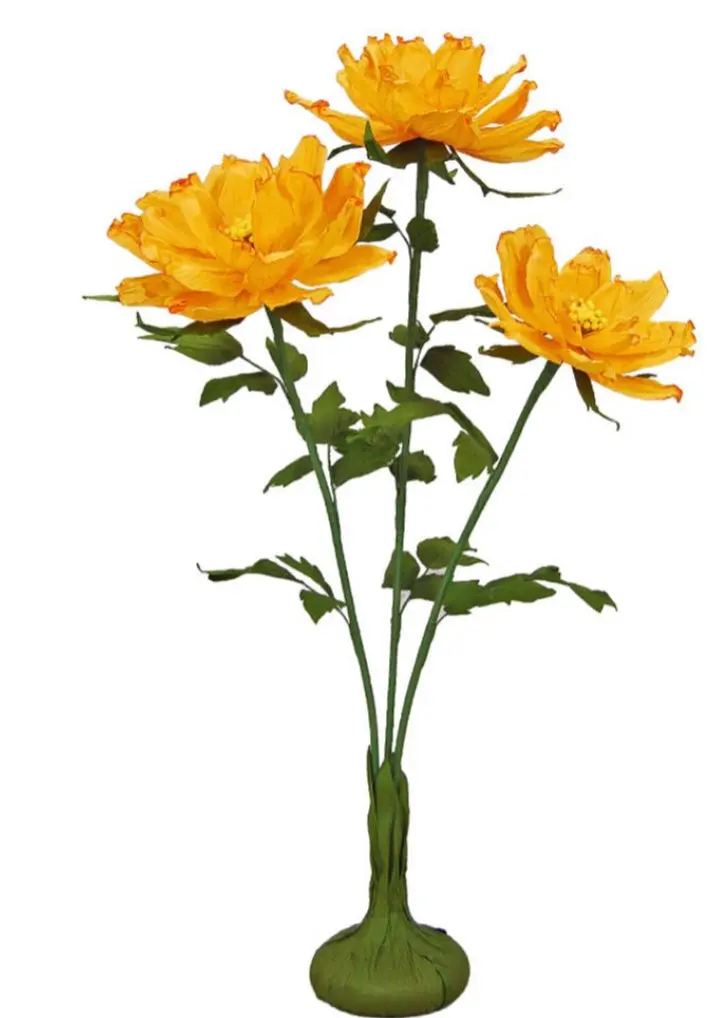 4 Foot Standing Fall Flowers Fbk 1