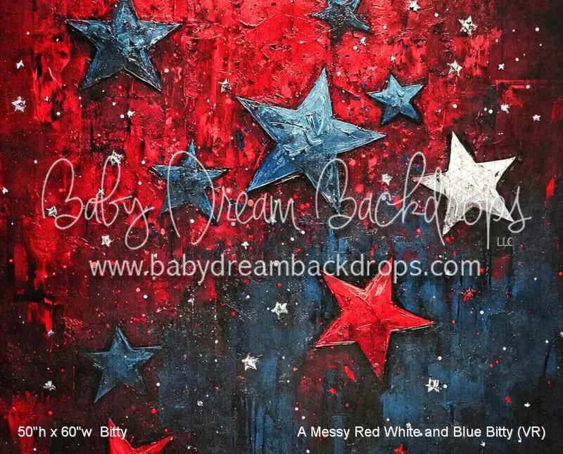 A Messy Red White And Blue Bitty (Vr) 1