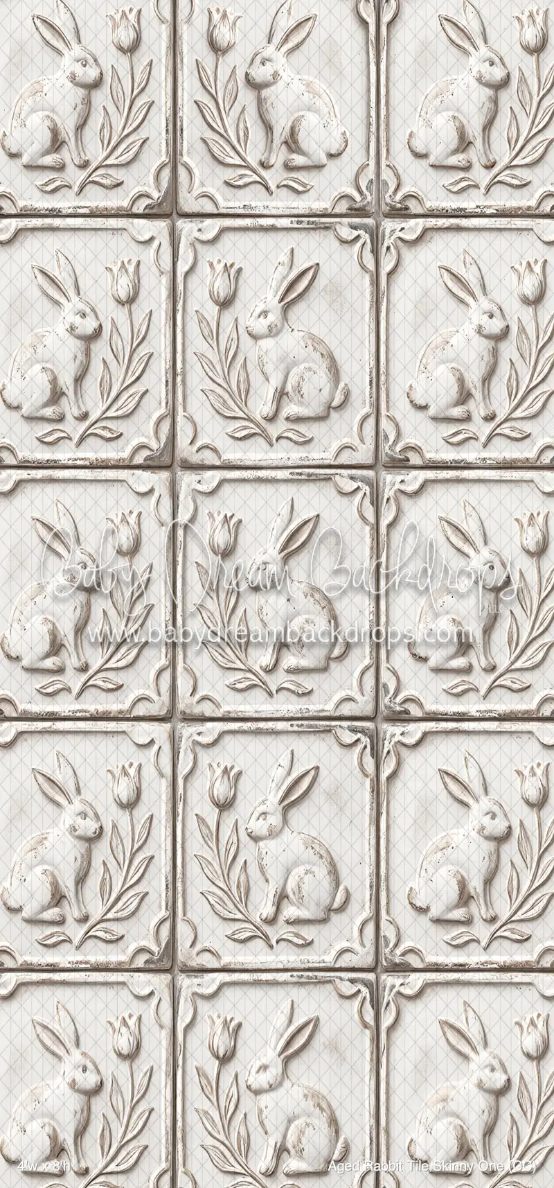 Aged Rabbit Tile Skinny One (Cc) 1