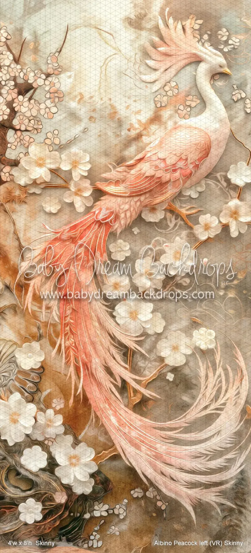 Albino Peacock Left Skinny (Vr) 1