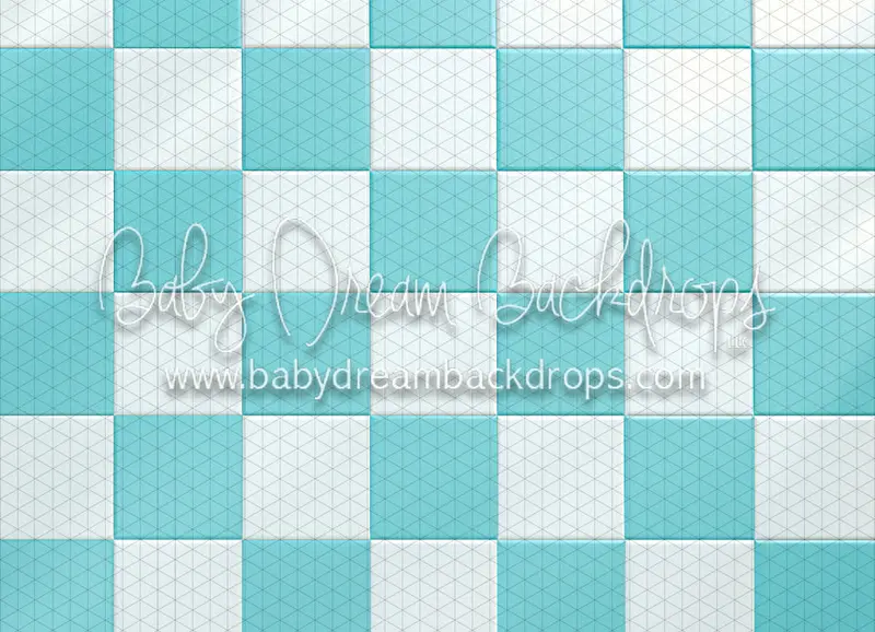 Aqua Dolly Checkers (Md) 1
