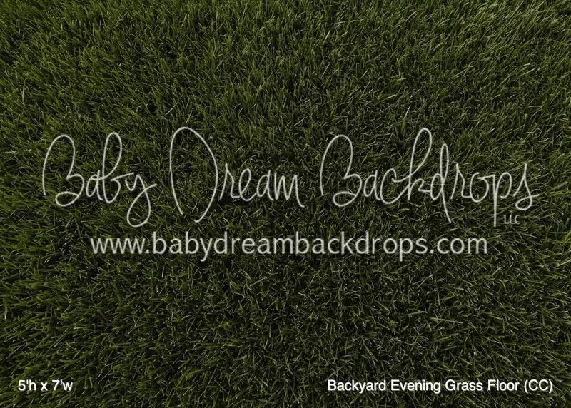 Backyard Evening Grass Fabric Floor (Cc) 1