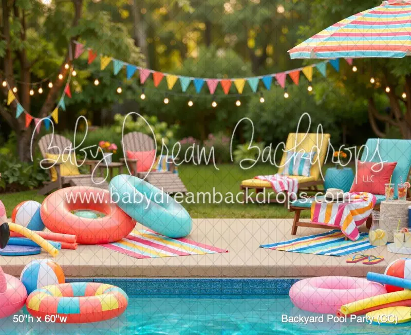 Backyard Pool Party (Cc) 1