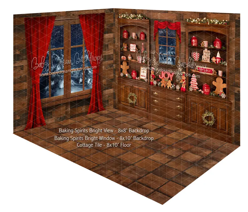 Baking Spirits Bright View And Baking Spirits Bright (Window) Fabric Room 1