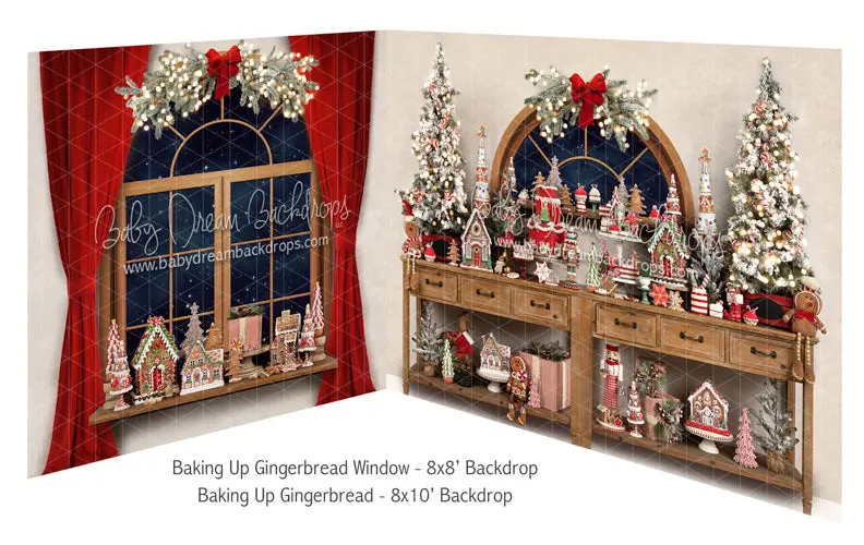 Baking Up Gingerbread Window And Baking Up Gingerbread Bundle 1
