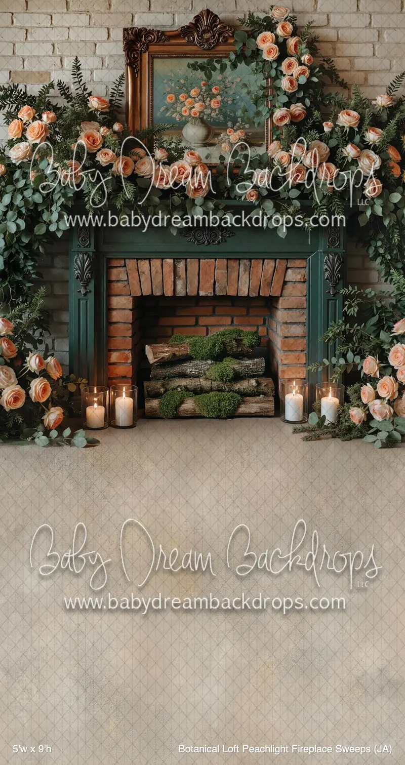 Botanical Loft Peachlight Fireplace Sweeps (Ja) 1