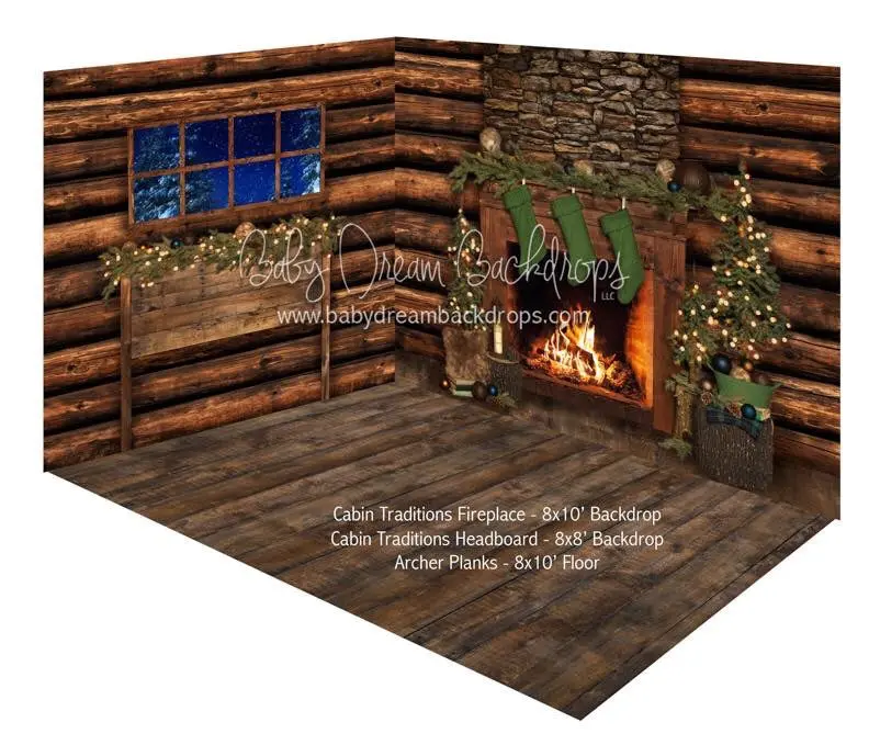 Cabin Traditions Fireplace And Cabin Traditions Headboard Fabric Room 1
