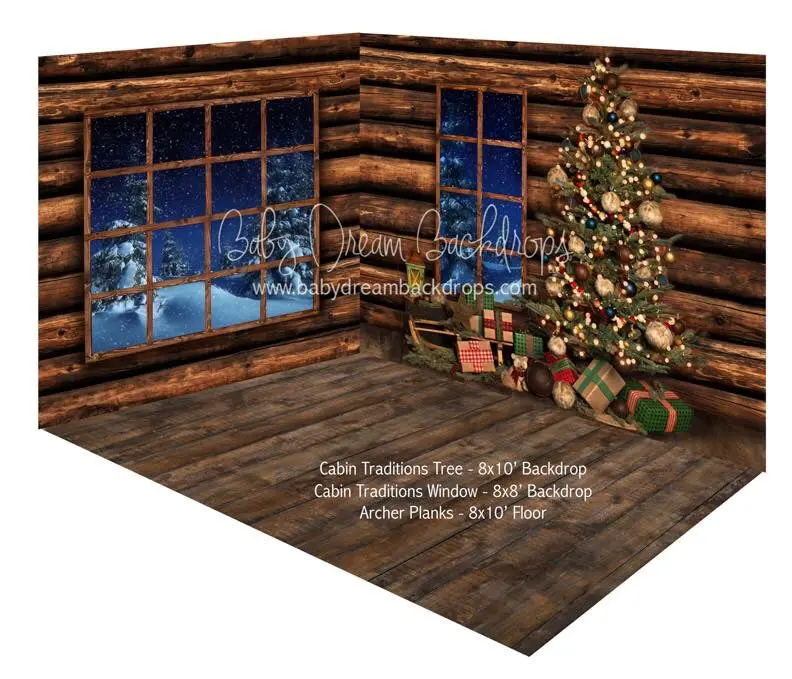 Cabin Traditions Tree And Cabin Traditions Window Fabric Room 1
