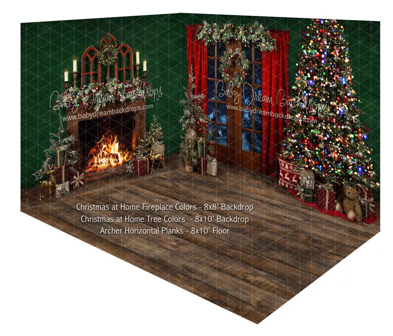 Christmas At Home Fireplace Colors And Christmas At Home Tree Colors Room 1