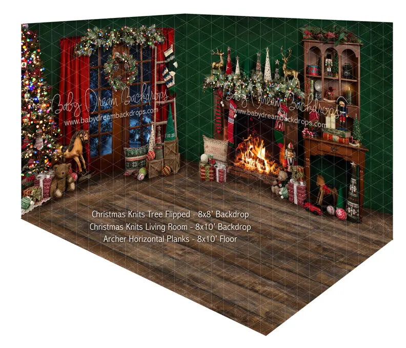 Christmas Knits Tree Flipped And Christmas Knits Living Room 1
