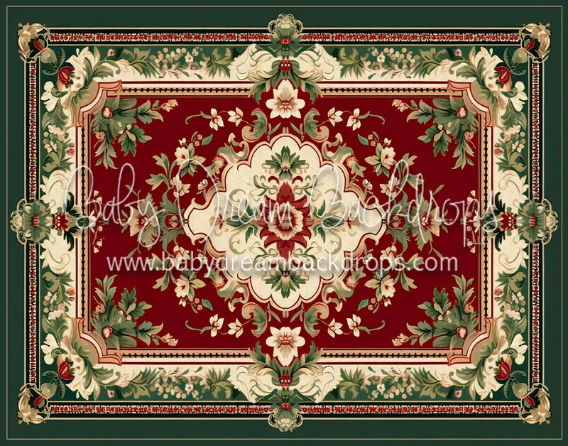 Christmas Rug (Green) Floor (Md) 1