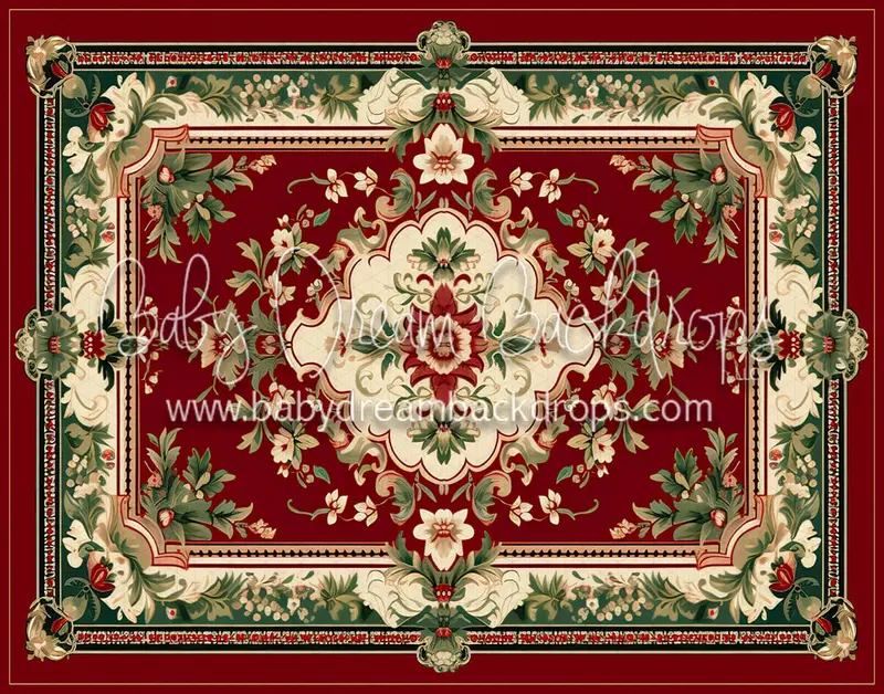 Christmas Rug (Red) Floor (Md) 1