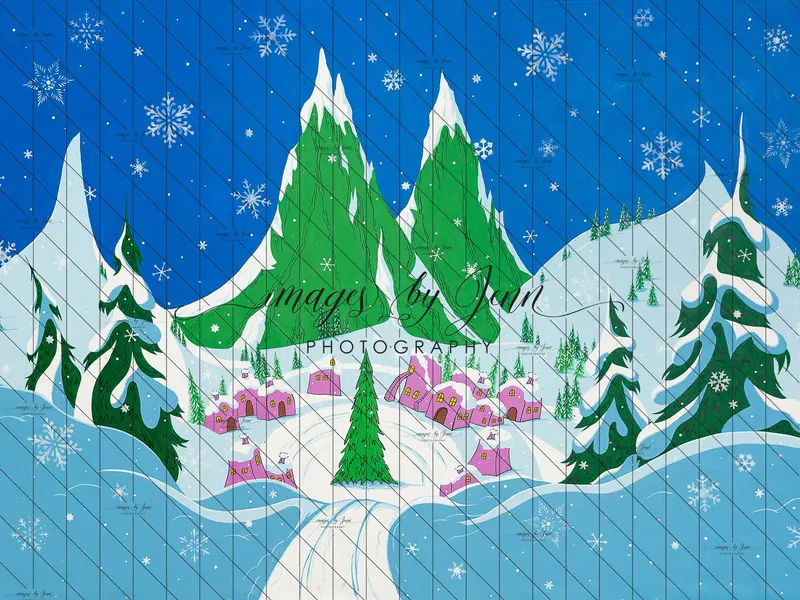 Christmasville Hand Painted Drop 1