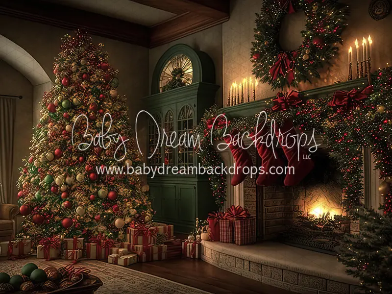Classic Christmas Fireplace (Bd) 1