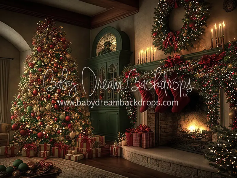 Classic Christmas Fireplace Lights (Bd) 1
