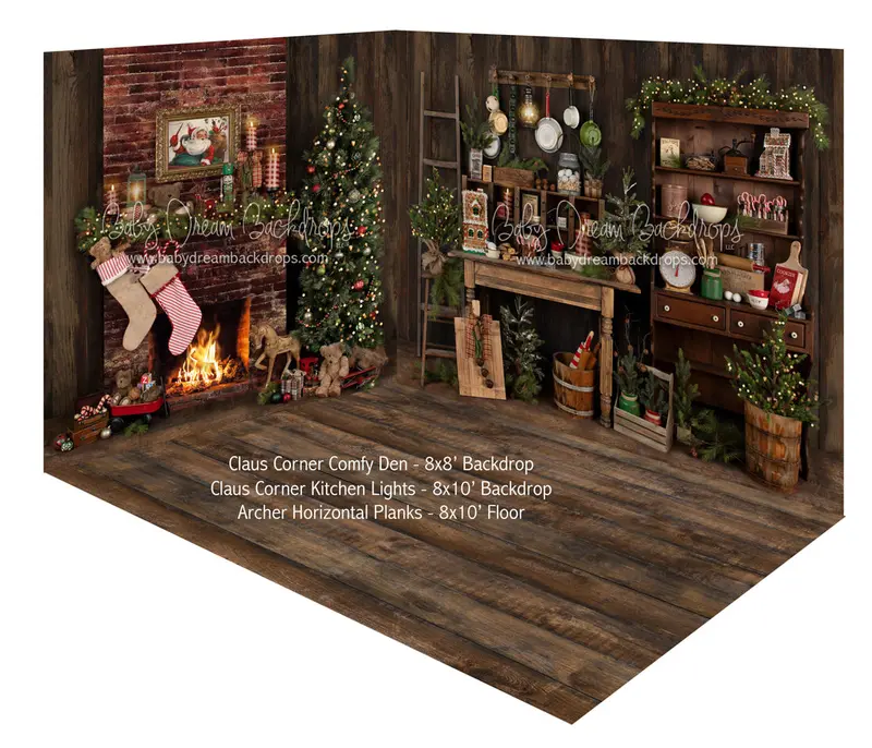 Claus Corner Comfy Den And Kitchen Lights Room 1