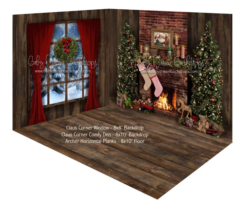 Claus Corner Window And Comfy Den Fabric Room 1