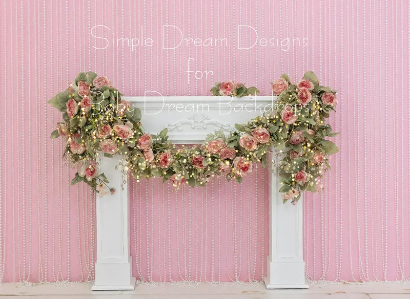 Dainty Floral And Pearl Hearth 1