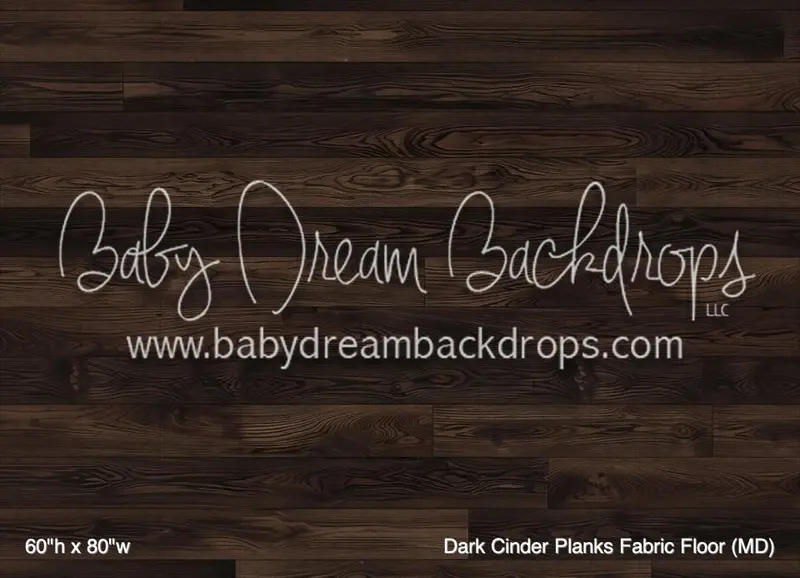 Dark Cinder Planks Fabric Floor (Md) 1