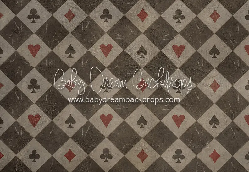 Deck Of Cards Floor (Distressed) (Ja) 1