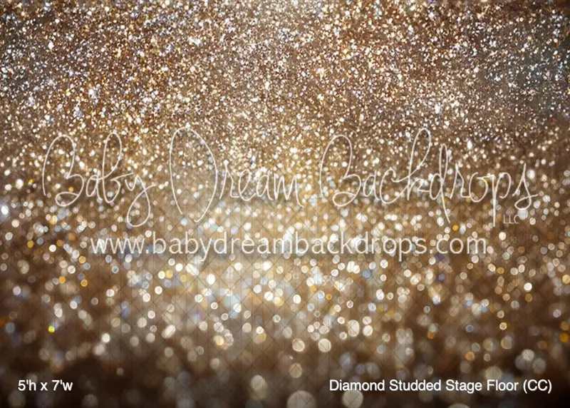 Diamond Studded Stage Fabric Floor (Cc) 1