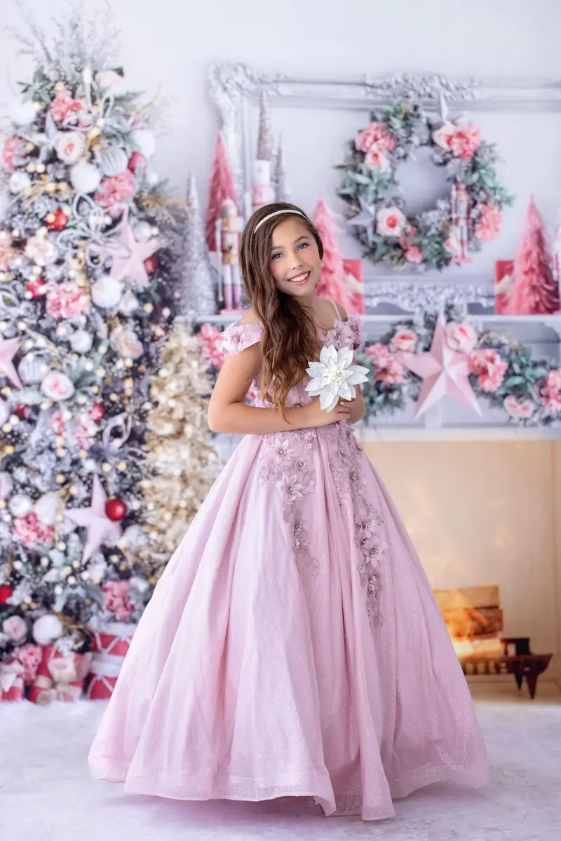 Dreamy Floral Gown Blush 2