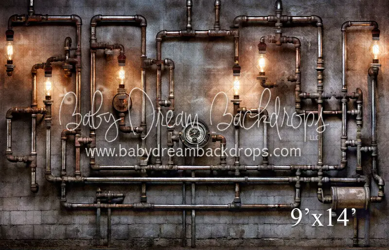 Edison Bulb Industrial Aesthetic Background