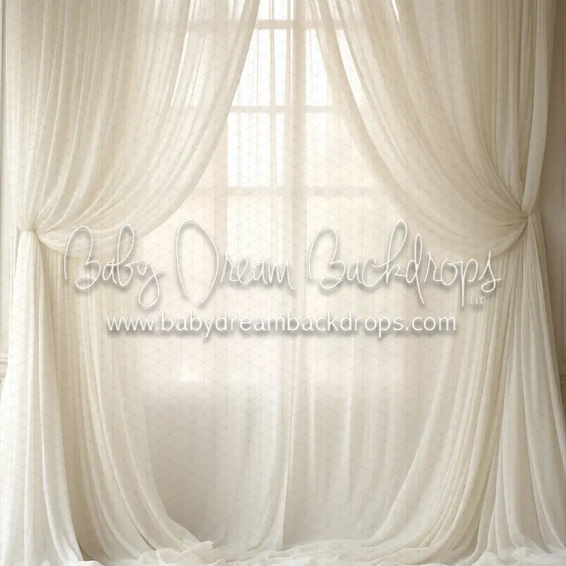 Elegant Vera Draped Window Scene