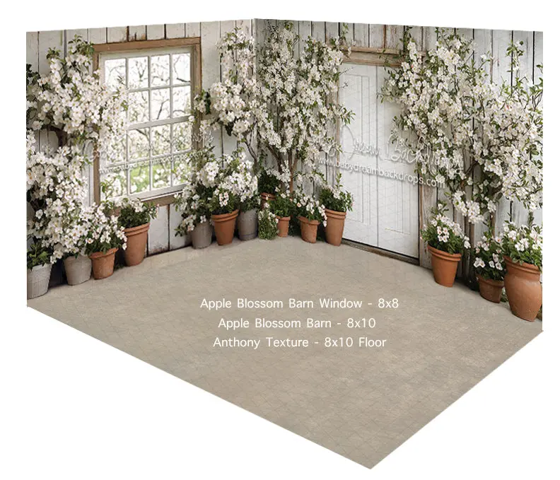 Fabric Room Apple Blossom Barn Window + Apple Blossom Barn  + Anthony Texture 1