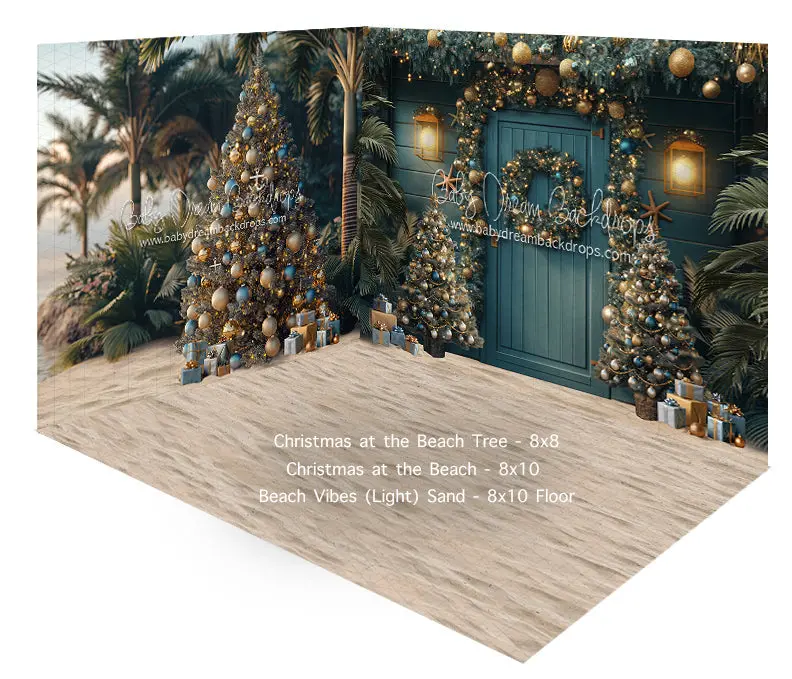 Fabric Room Christmas At The Beach Tree + Christmas At The Beach + Beach Vibes Light Sand 1