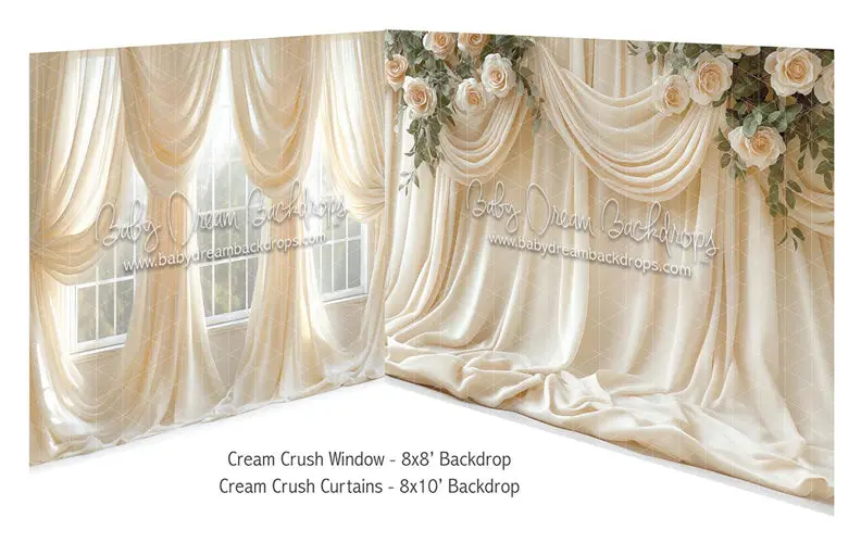 Fabric Room Cream Crush Window + Cream Crush Curtains 1