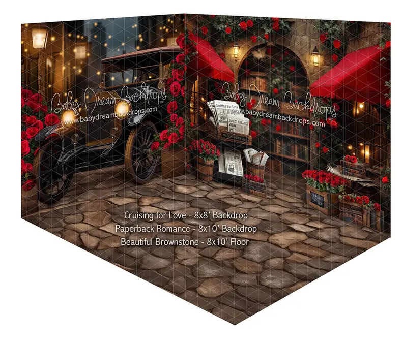 Fabric Room Cruising For Love + Paperback Romance + Beautiful Brownstone 1