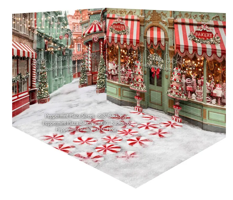 Fabric Room Peppermint Plaza Street + Peppermint Plaza Bakery + Peppermint Path (Ja) 1
