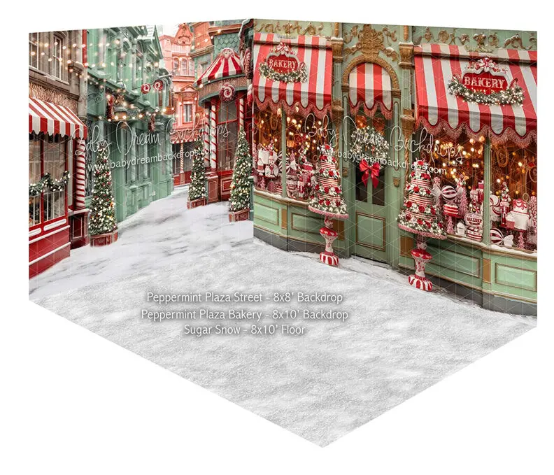 Fabric Room Peppermint Plaza Street + Peppermint Plaza Bakery + Sugar Snow (Ja) 1