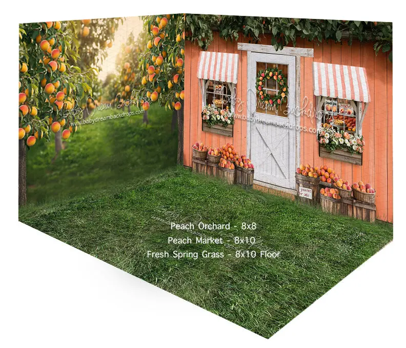 Fabric Room Sweet Summer Floral Fence + Sweet Summer Home + Fresh Grass 1