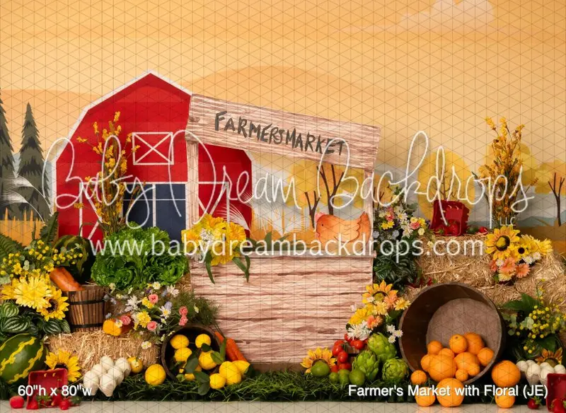 Farmer's Market With Floral (Je) 1