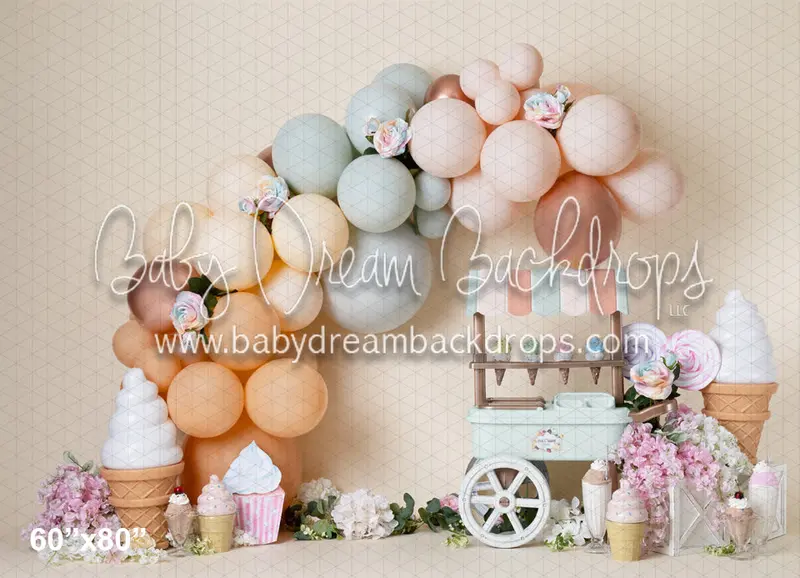 Floral Ice Cream Stand (Jr) 1