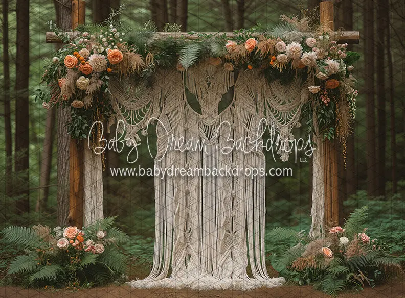 Forest Macrame Arch (Ja) 1