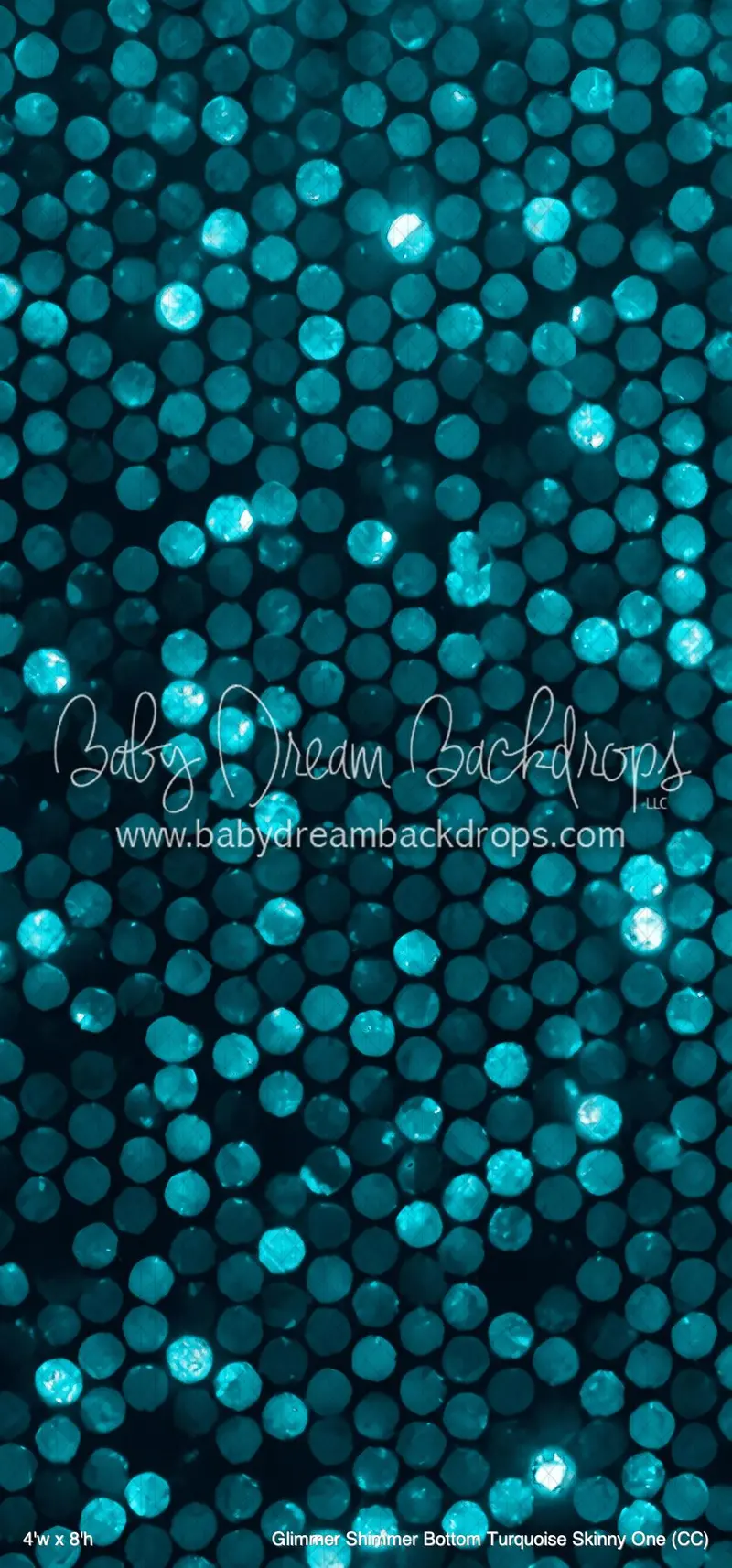 Glimmer Shimmer Bottom Turquoise Skinny One (Cc) 1