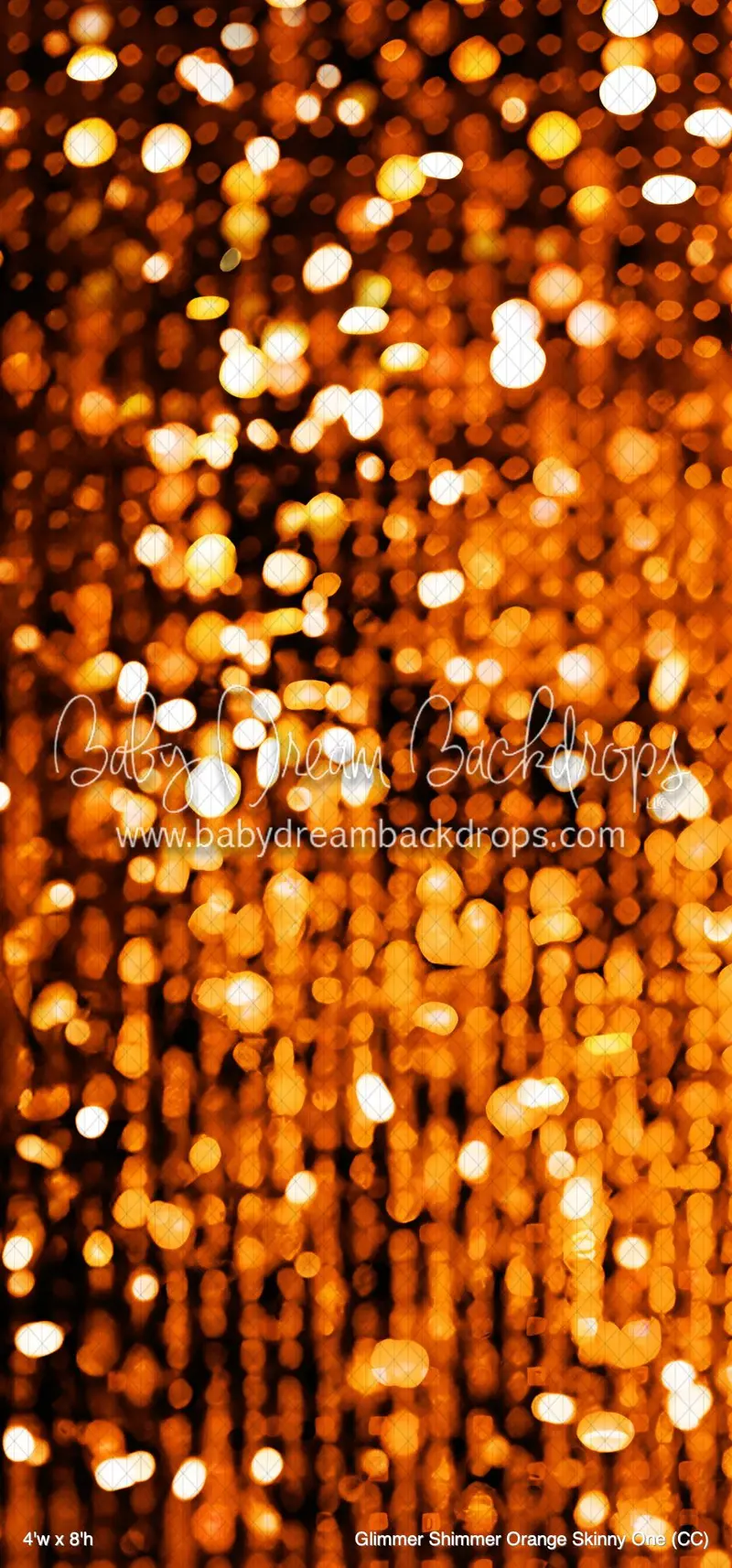 Glimmer Shimmer Orange Skinny One (Cc) 1