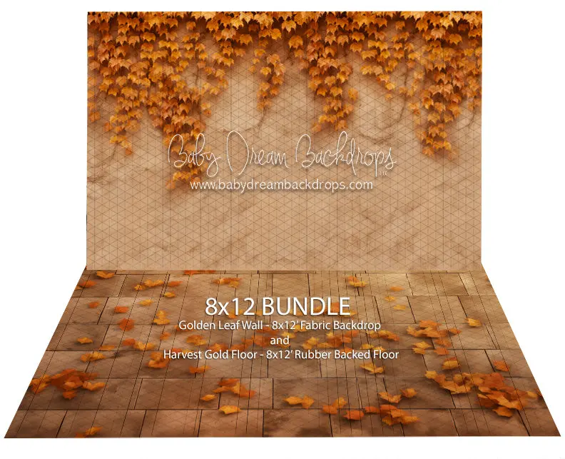 Golden Leaf Wall + Harvest Gold Floor 1