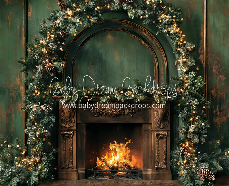 Green Dream Pine Fireplace (Ja) 1