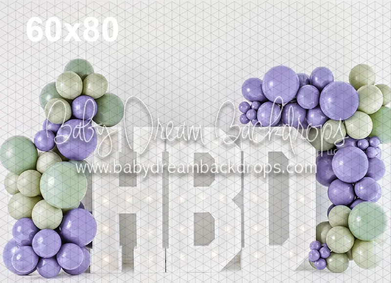 Happy Birthday Purple And Green 1