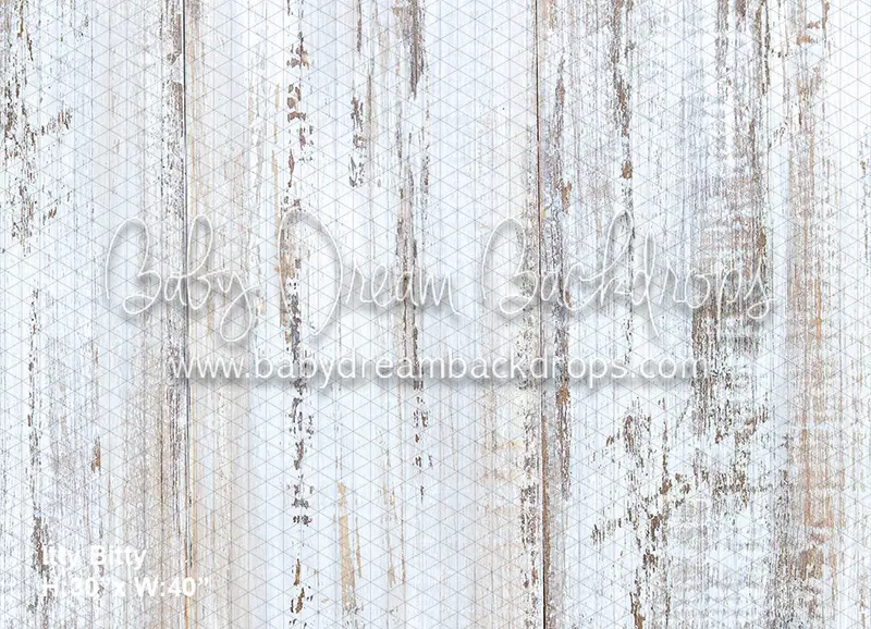 Itty Bitty Aged Whitewashed Barnwood (Bd) 1
