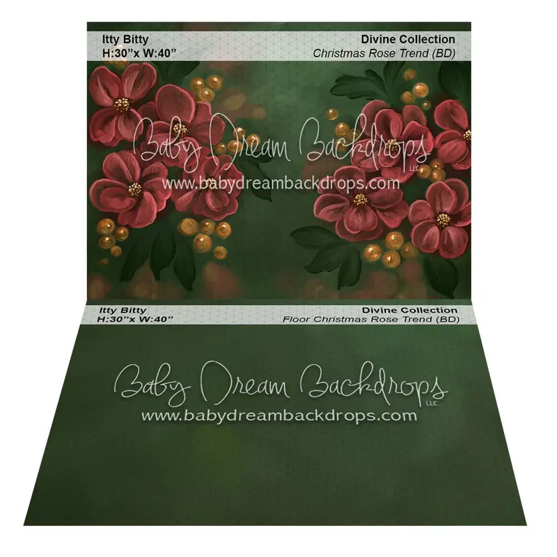 Itty Bitty Divine Christmas Rose Trend Bundle (Bd) 1