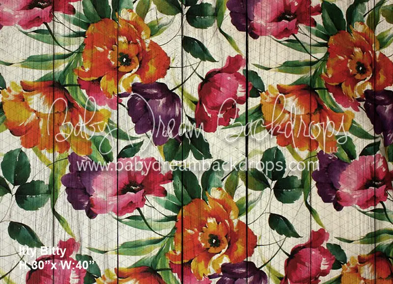 Itty Bitty Vintage Poppy (Bd) 1