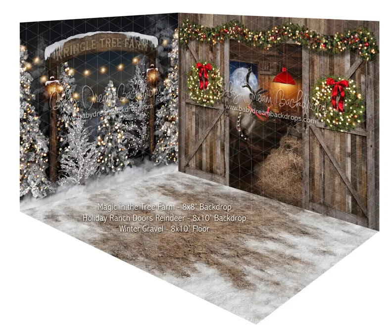 Magic In The Tree Farm And Holiday Ranch Doors Reindeer Room 1