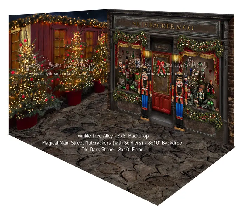 Magical Main Street Nutcrackers With Soldiers And Twinkle Tree Alley Fabric Room 1