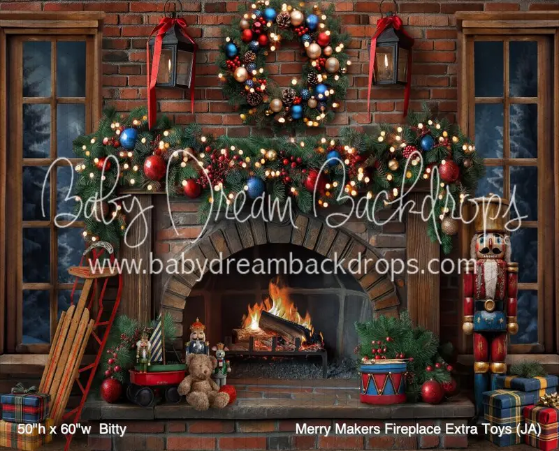 Merry Makers Fireplace Extra Toys (Ja) 1