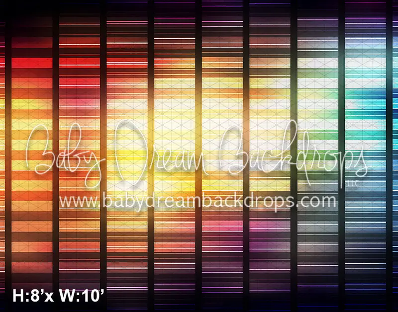Multicolored String Light Pattern